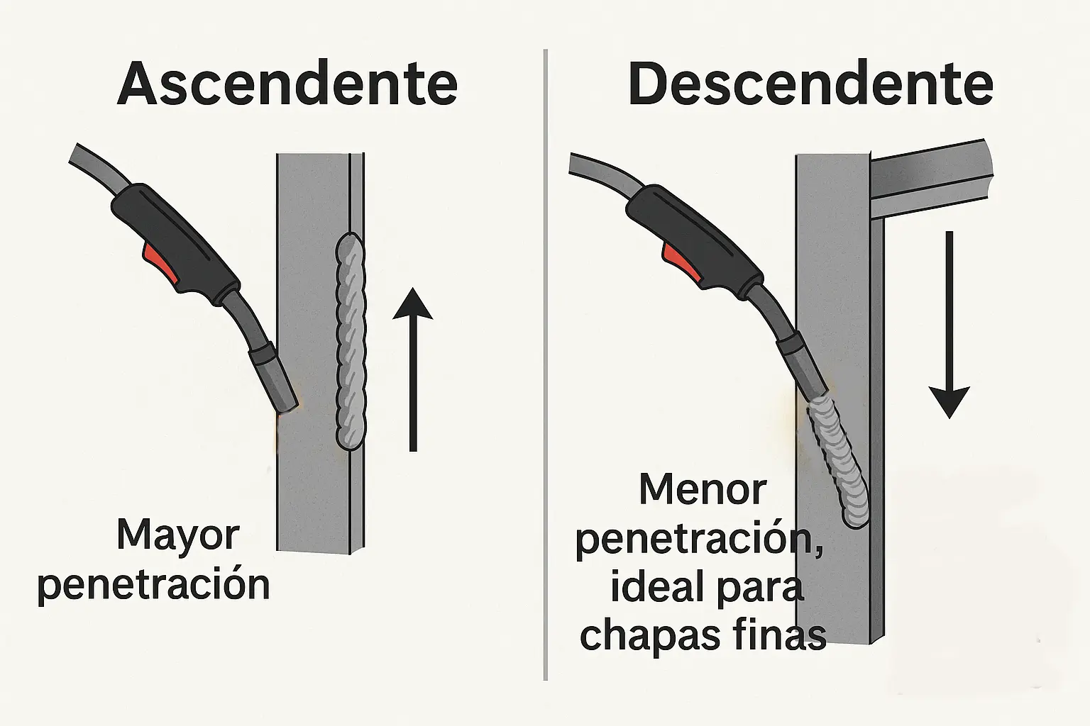 Ascendente o Descendente
