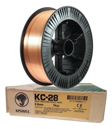 Rollo de Alambre MIG Kiswell ER70s-6 KC28 1.20 mm x 15 Kg