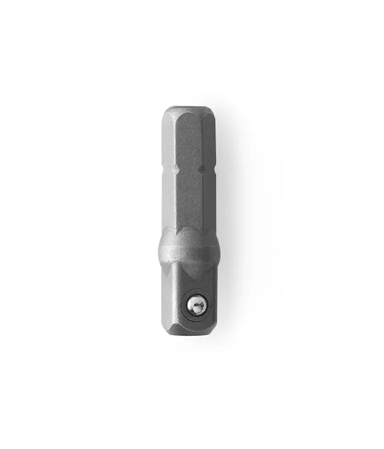 Adaptador 1/4" Hexagonal x 1/4" Macho ( 50mm) CrVa Bremen