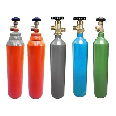 Cilindro 0.7 Lts. 1m3 (150 Bar) con Valvula y Tapa