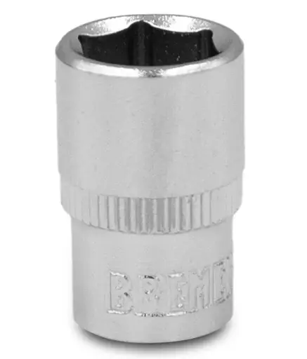 [02.22.100.00.00499] Bocallave Enc. 1/4" 14.0mm CORTA (L25mm) HEXAGONAL (CrVa) Bremen